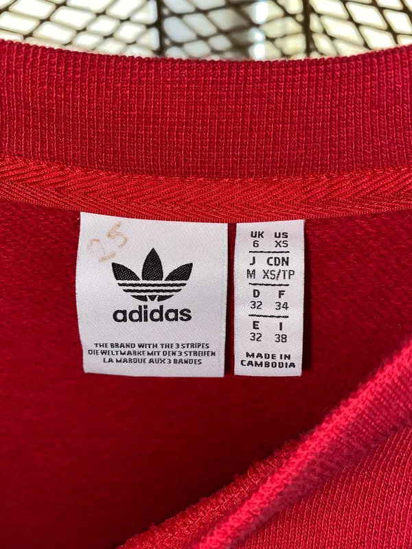 Adidas Women’s Oversized Pull Over Sweatshirt Size XS - Image 10