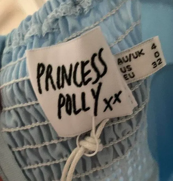 Princess Polly Blue Dress - Image 6