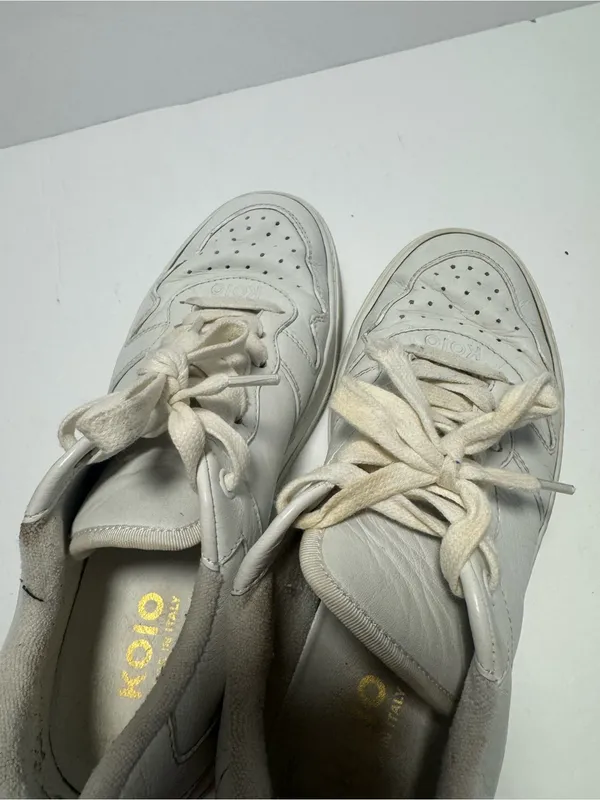 Koio Metro Low Top Court Sneakers Size 8 Leather - Image 5
