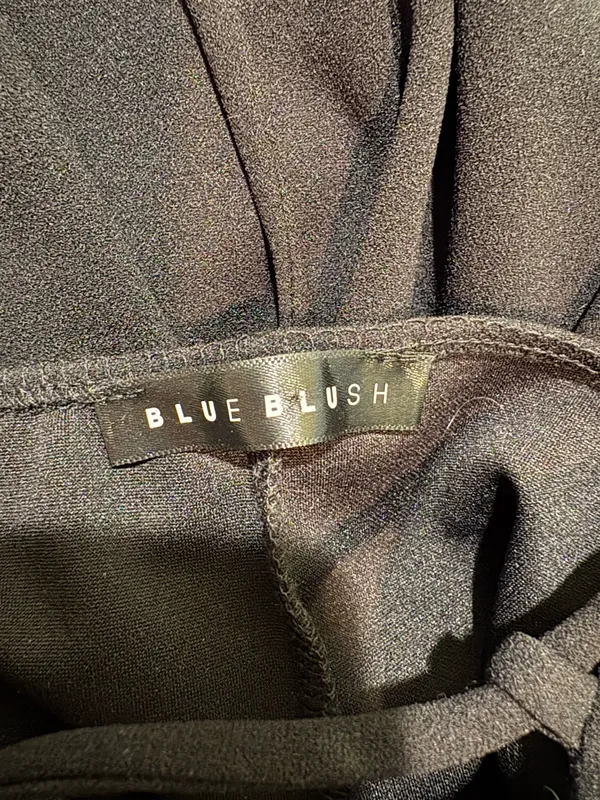 Blue Blush Black Mini Dress - Image 3