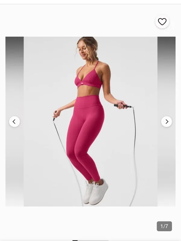 ALO Yoga Hot Summer Crush Airbrush 7/8 Leggings - Image 2