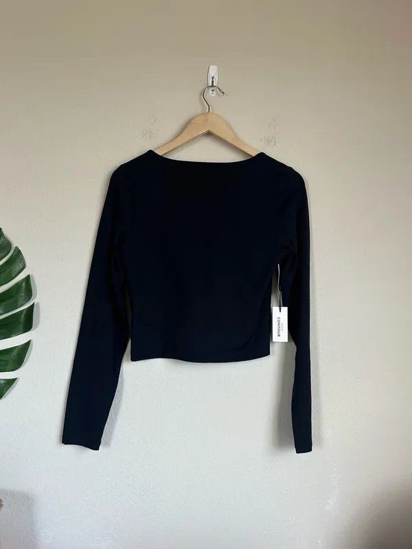 NWT Aritzia Babaton Contour Scoop neck Long Sleeve Top - Image 6