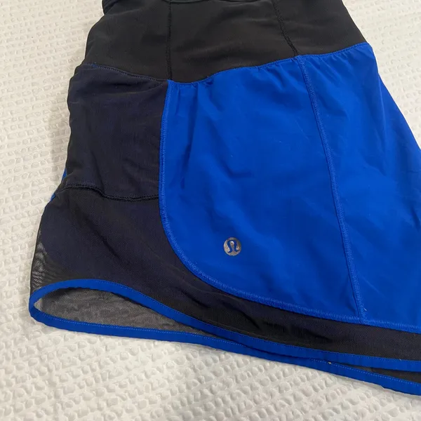 Lululemon Mind Over Miles Short (3.5") Jet Stream / Black 10 women - Image 2