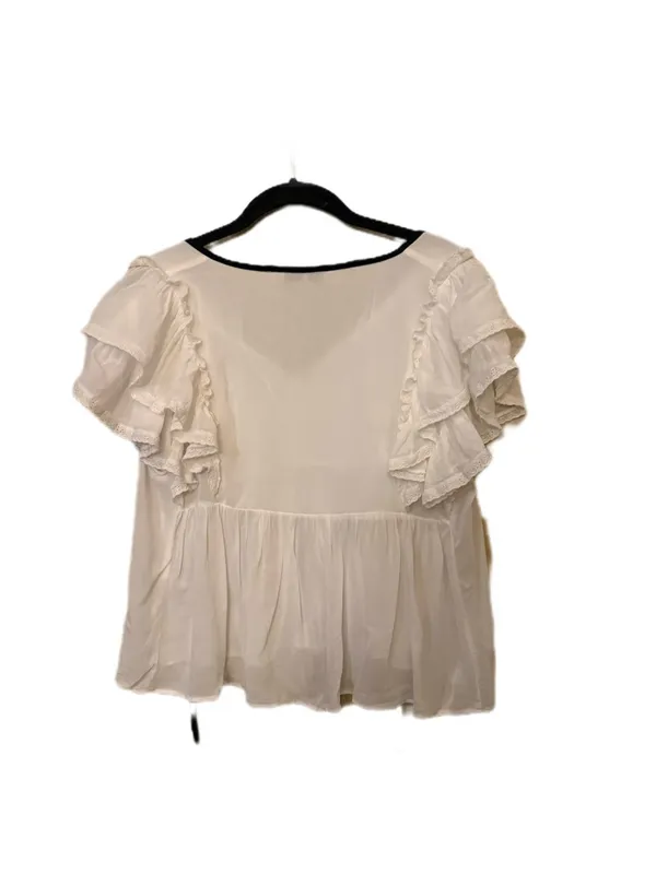 Zara White Ruffle Sleeves Bohemian Blouse - Image 4