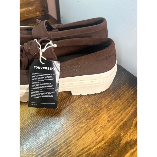 Converse brown platform loafers size 8 - Image 4