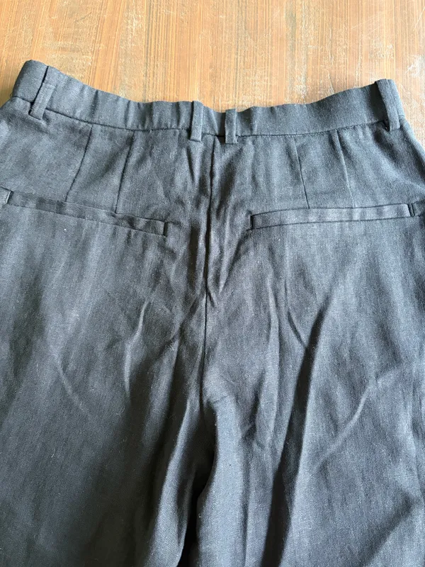 Abercrombie & fitch black linen pants - Image 7