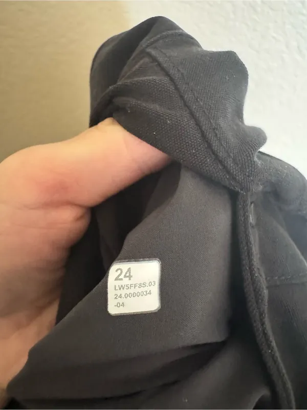Lululemon City Sleek Barrel Leg Pant Sz 24 in‎ Black Utilitech - Image 8