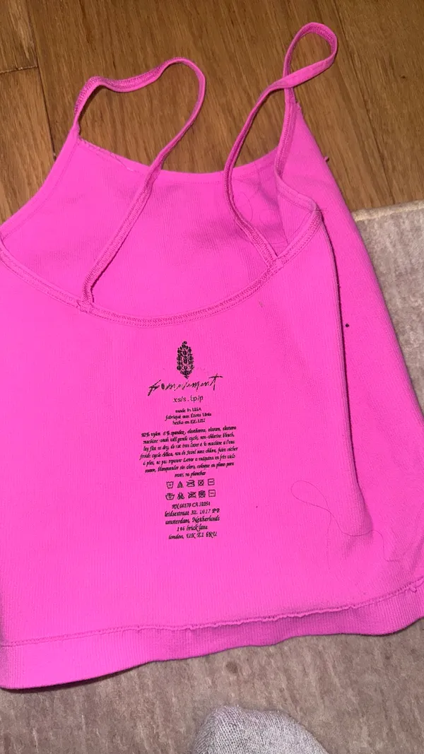 Pink free people movement tank top - Image 2