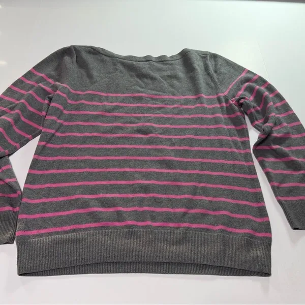 Tommy-hilfiger Women's striped sweater pima cotton boxy - Image 6