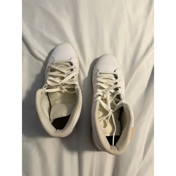 Nike Court Royale 2 Mid Sneakers White‎ Onyx CT1725-100 High Top Womens 9.5 - Image 2