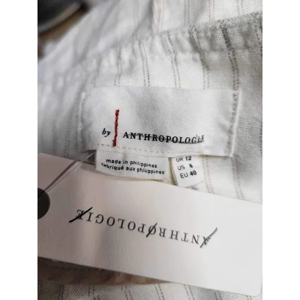 NWT Anthropologie Palm Beach Belted Pants Size 8. A42 - Image 11