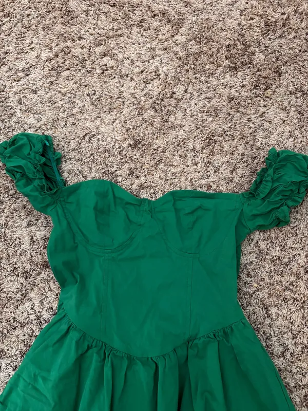 Green mini dress - Image 2