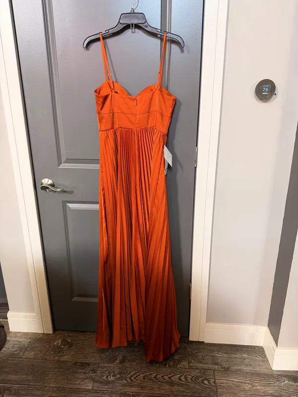 Azazie Rust Colored Dress - Image 3