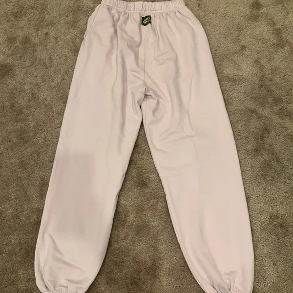 Daily Drills Ladybird Purple Lavender Pastel Sweatpants M/L Never Worn - Image 5