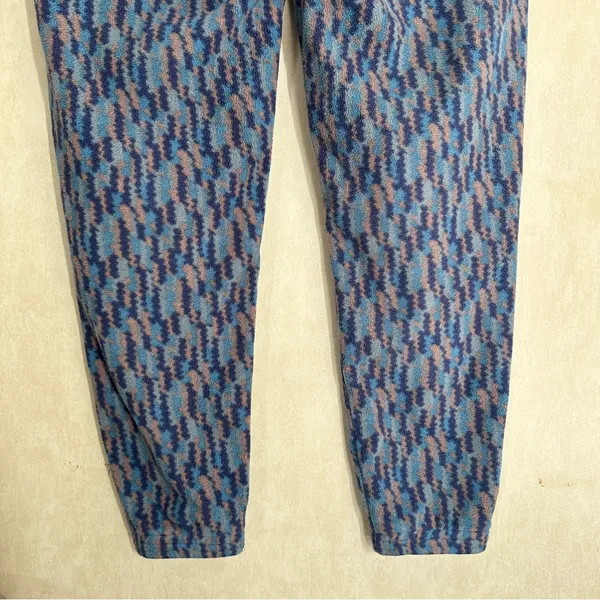 Patagonia Women’s Micro D Joger Fleece Pants Pull On Drawstring in Trees Ikat M - Image 7