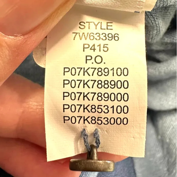 Lucky Brand | M | Linen Peasant Boho Pintuck Hidden Button Up Top Blouse Shirt - Image 10