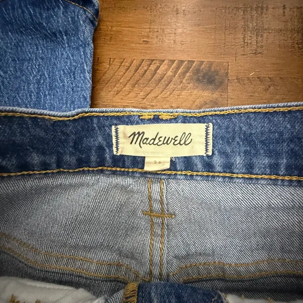 Madewell Womens The‎ Perfect Vintage Flare Jeans Pockets Blue Denim Size 24 - Image 3