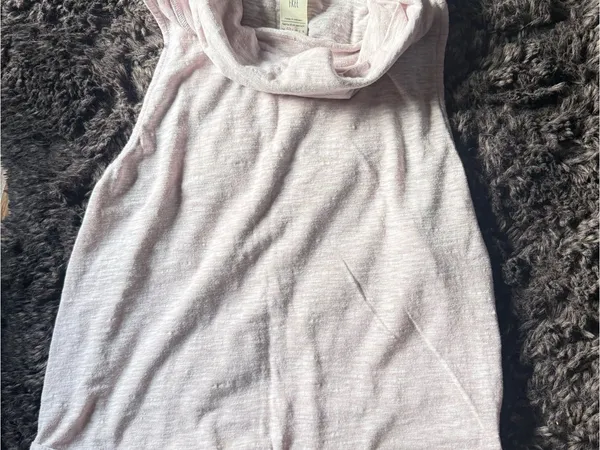 Free People Sleeveless Cowl Neck Tank Top - Light Pink - Image 3