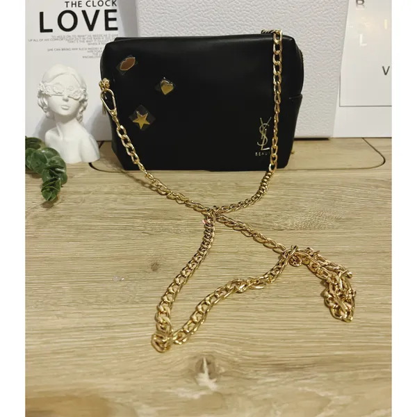 Yves Saint Laurent Makeup Cosmetic Case Purse Pouch Shoulder Bag - Image 6
