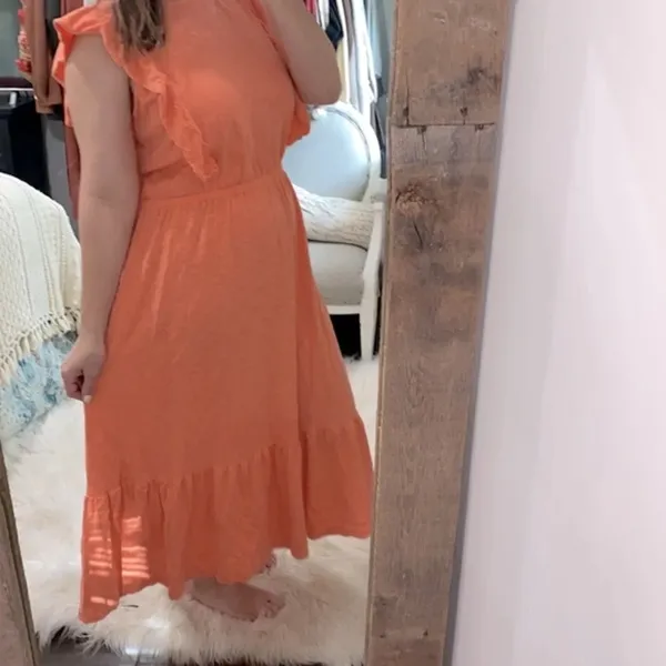 LOFT maxi dress cotton size XLarge - Image 4
