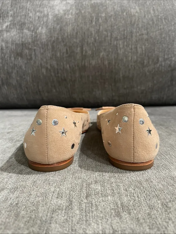 Isa Tapia Ganna Star Ballet Flats In Summer Sand Size 36 (6 US) - Image 10