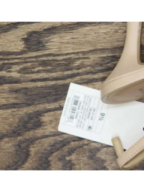 NWT A New Day Abigail Pleated Mesh Slingback Heels 94462855 Tan Brown 9.5M - Image 10