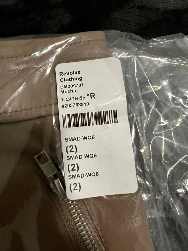 Steve Madden Faux Leather Mini Skirt in Mocha - Image 3
