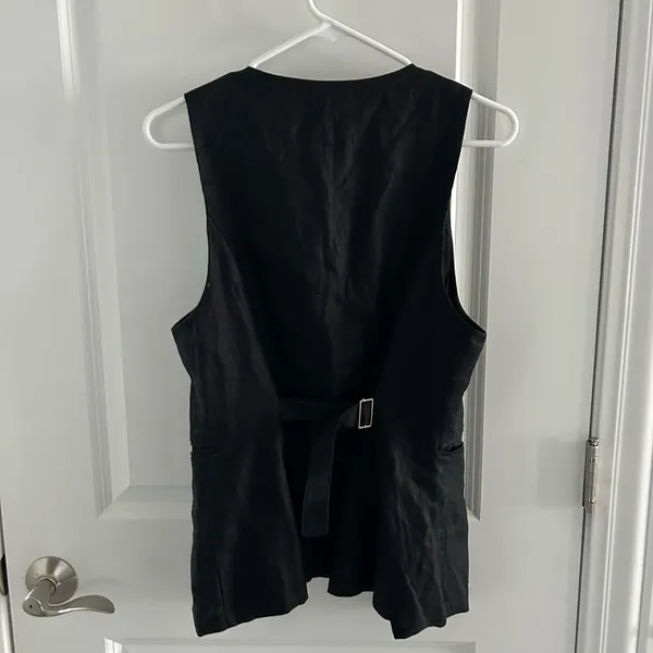 Reformation Aspen Linen Vest - Image 7