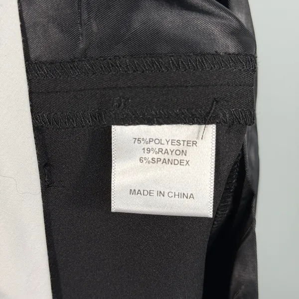 BOA Longline Dad Trousers Oversized Tailored Pleated Black Pants L NWOT - Image 4