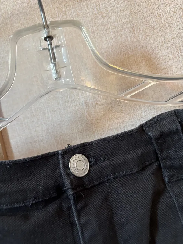refuge Black Denim Casual Shorts XL - Image 3