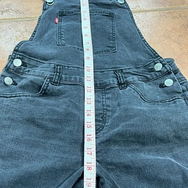 Levis Overalls kids‎ overall Bib Denim Stretch black size 16 - Image 9