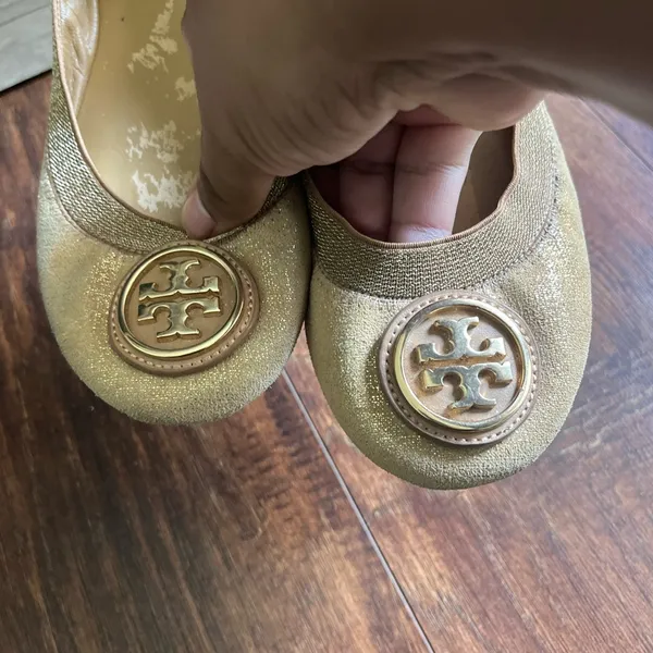 Tory Burch glitter stretch ballerina flats - Image 4
