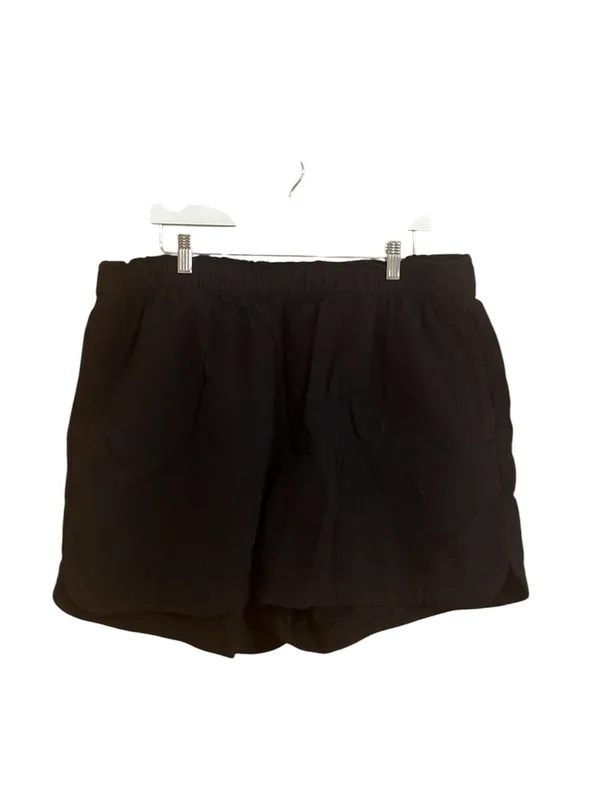 Old Nayy Size XL Black High-Rise Comfort Waistband Shorts - Image 2