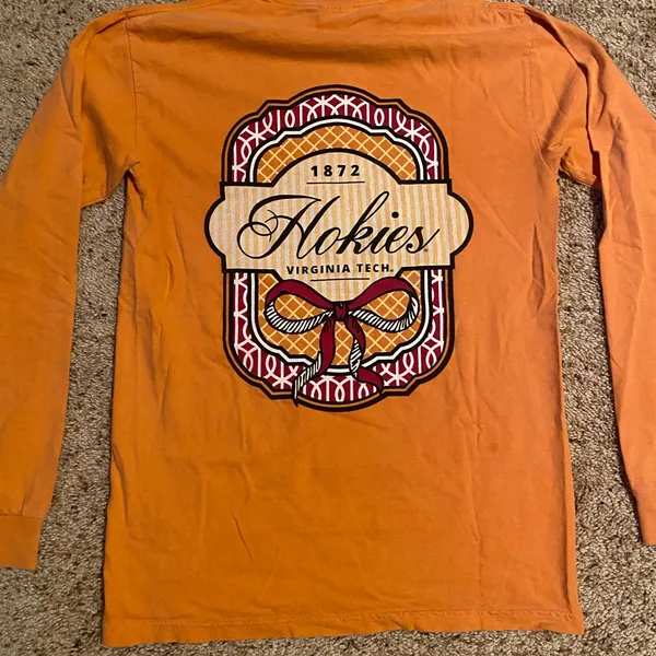 Comfort Colors Virginia Tech Hokies Long Sleeve - Image 5