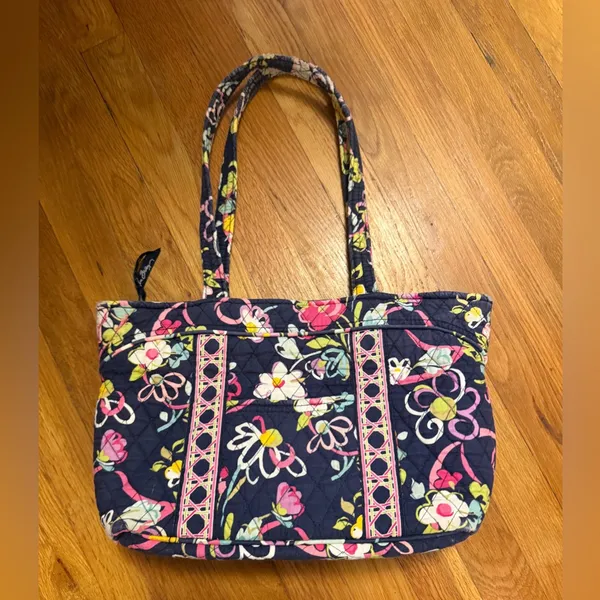 Vera Bradley Ribbons Pattern RETIRED  Mandy Tote/Purse - Image 3