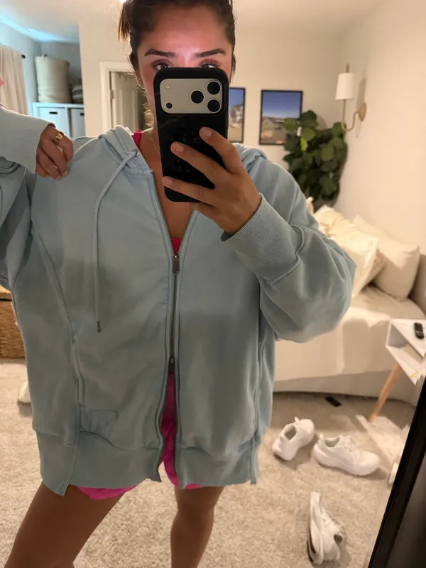 Free people movement double zip hoodie - Image 4