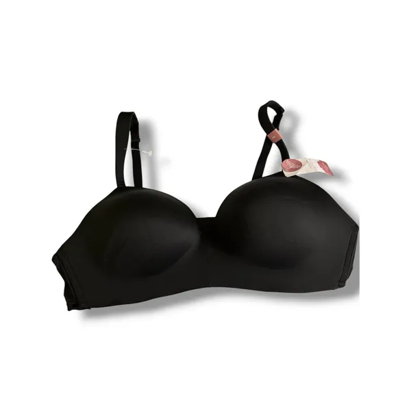 Cacique Simply Wire-Free Lightly Lined T-Shirt Bra Black 40C Modern Collection‎ - Image 2
