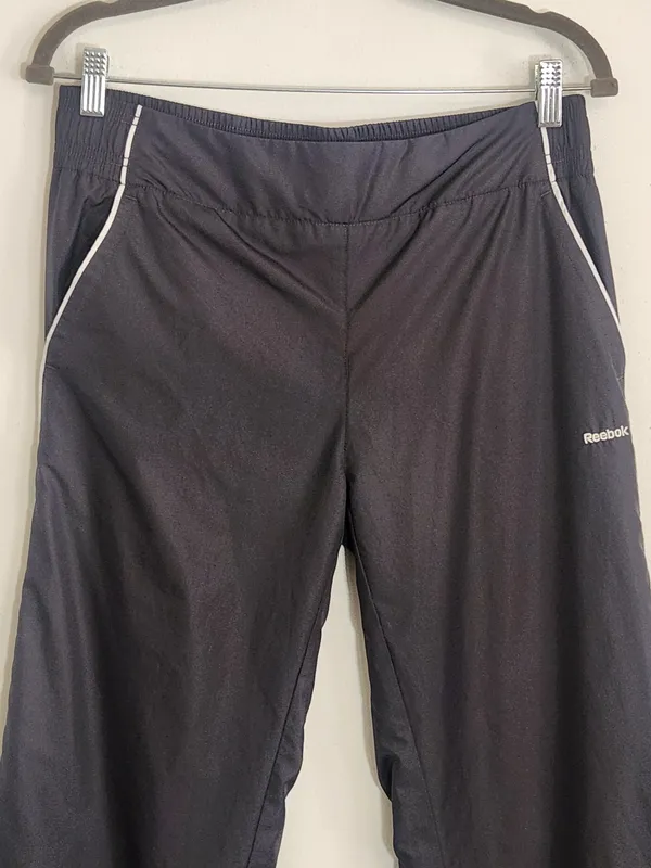 Reebok Womens Dark Gray Pull-On Track Pants Size Medium - Image 2