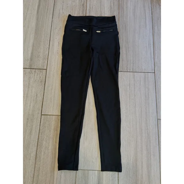 Generation Love Skinny Pants Pull On Travel Black Ankle Zipper Size XS - Image 3