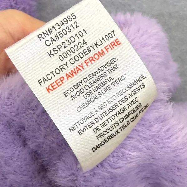 For Love‎ & Lemons Purple Fuzzy Daisy One Shoulder Mini Dress Small KSP23D101 - Image 7
