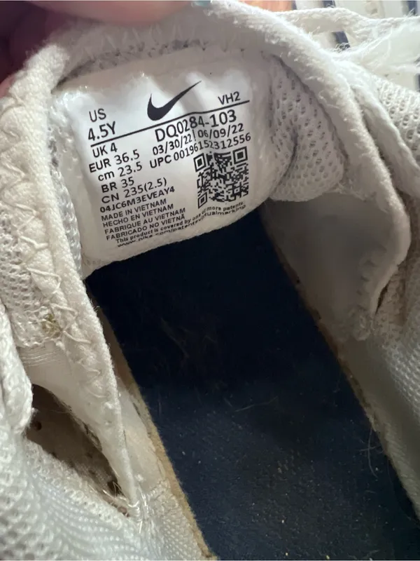 Kids Nike Air Max SYSTM White Obsidian - Image 4