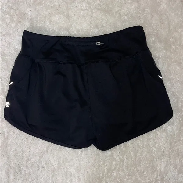 Women's Black Athletic Shorts - Image 2