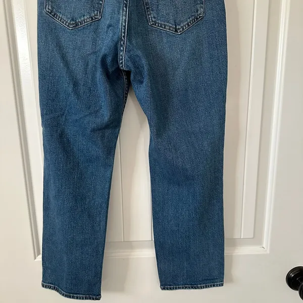 Abercrombie Ankle Straight‎ Ultra High Rise Distressed Jeans 4/27 Curve - Image 6