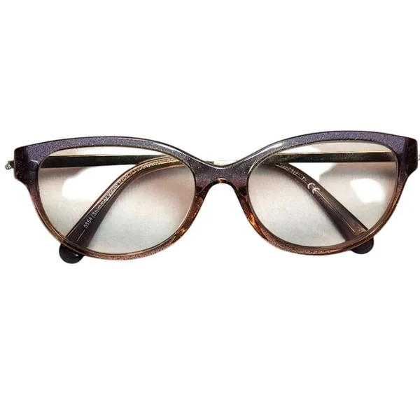 COACH Eyeglass Frames 6171U T 5475 Shimmer Violet Peach Gradient 55-17-140 - Image 7