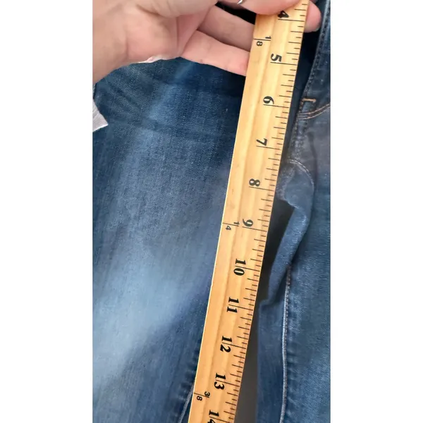 American Eagle Vintage Y2k Artist‎ Crop Capri Jeans Womens 2 Mid Rise Denim - Image 6