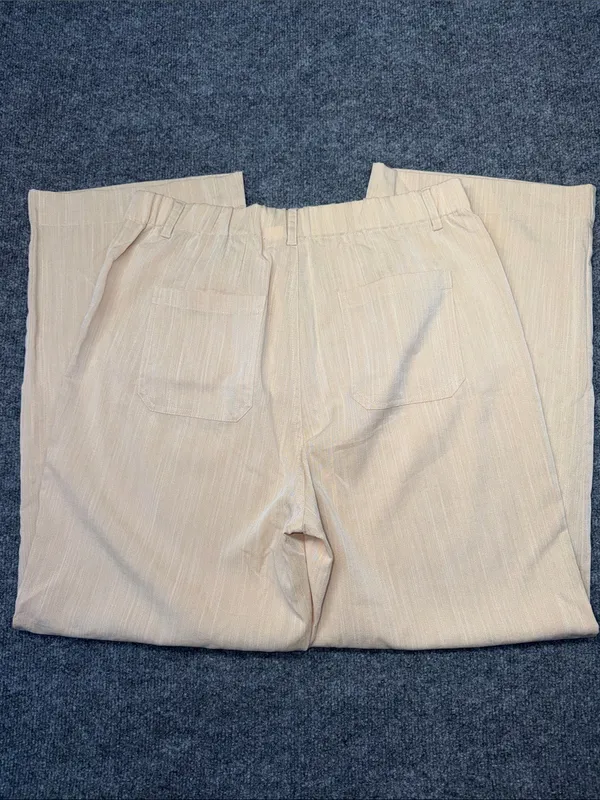 HALARA High Waisted Wide Leg Casual Pants with Pockets - Image 9