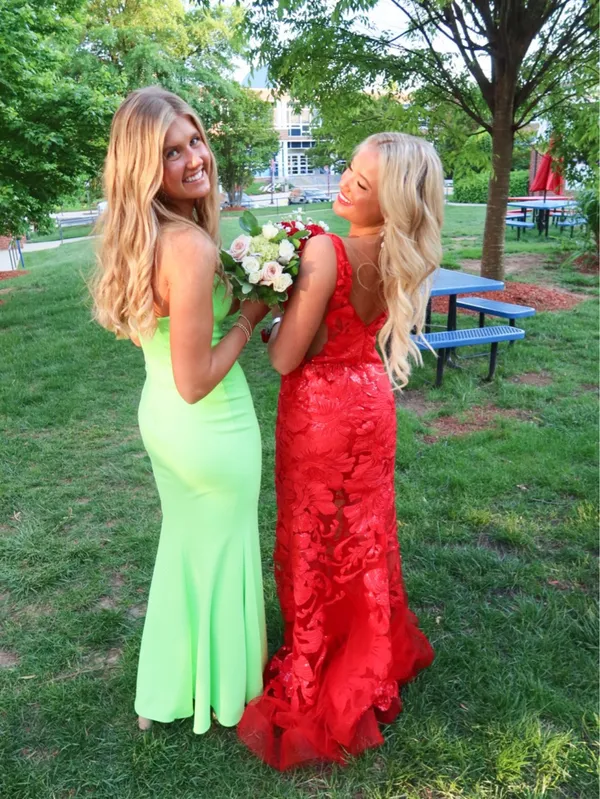 Jovani Prom Dress Red - Image 3