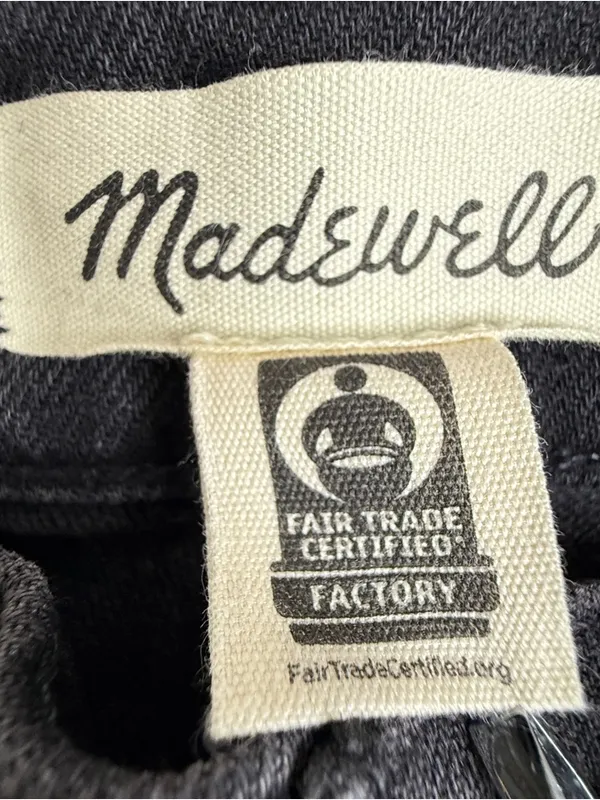 Madewell The 90s Straight Jeans Womens 26 Black High Rise 30” Inseam - Image 6