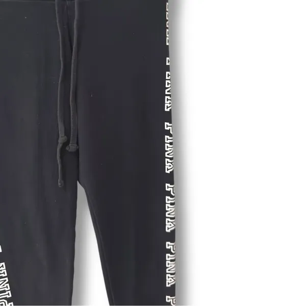 PINK Victoria's Secret | EUC Black with Plum Waistband Jogger Sweatpants (sz XS) - Image 5