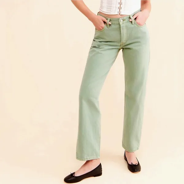 Free People Levi's 501? '90s Jeans - Green - size 30 - Image 2